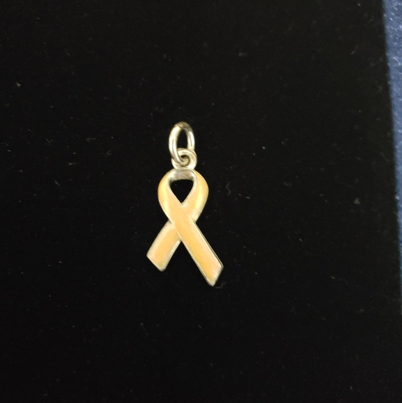 Beaucoup Designs Uterine Cancer Ribbon Charm - Picture 1 of 2